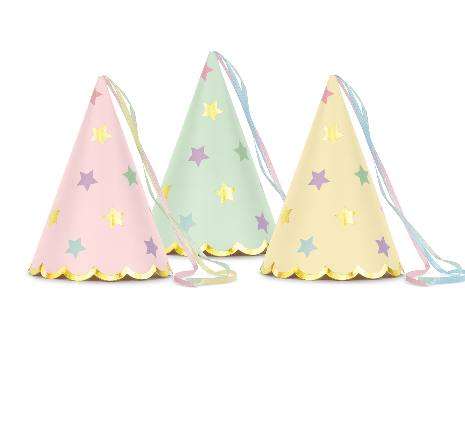 Partyhattar Stjärnor
