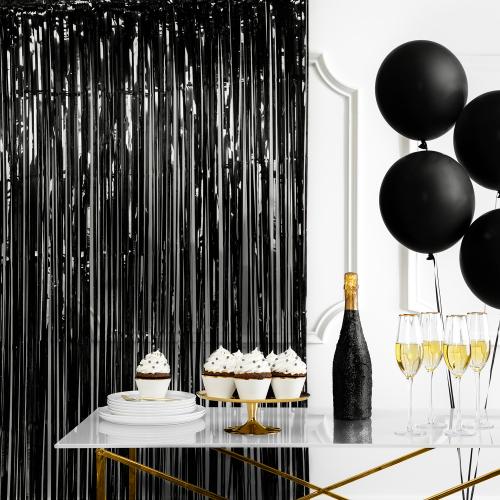 Partydraperi Svart