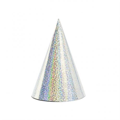 Partyhatt  holografiska, 6 st