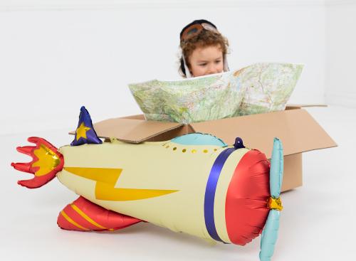 Folieballong Flygplan 91x39 cm