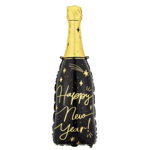 38,5" (98 cm) Champagneflaska Happy New Year