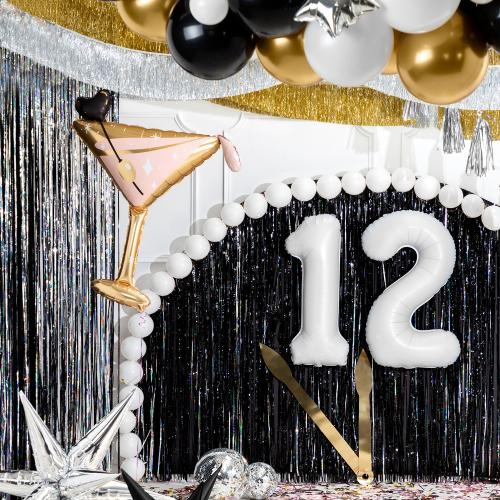 Folieballong Drinkglas