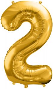 86cm Guld Siffra 2 - XL