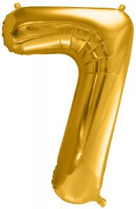 86cm Guld Siffra 7 - XL