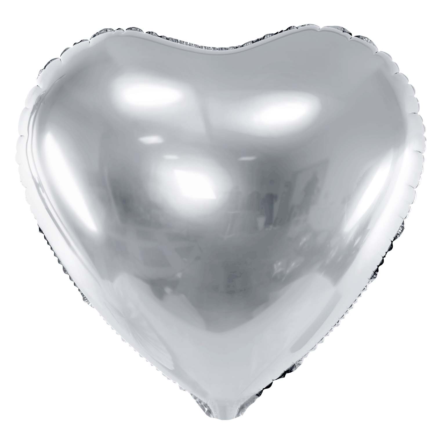 24" (61 cm) Hjärta Silver