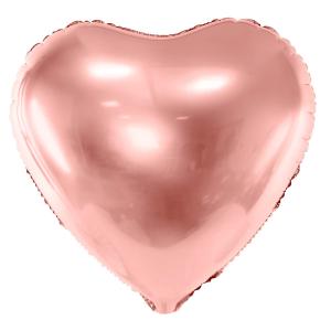 61cm Hjärta Rosé - M