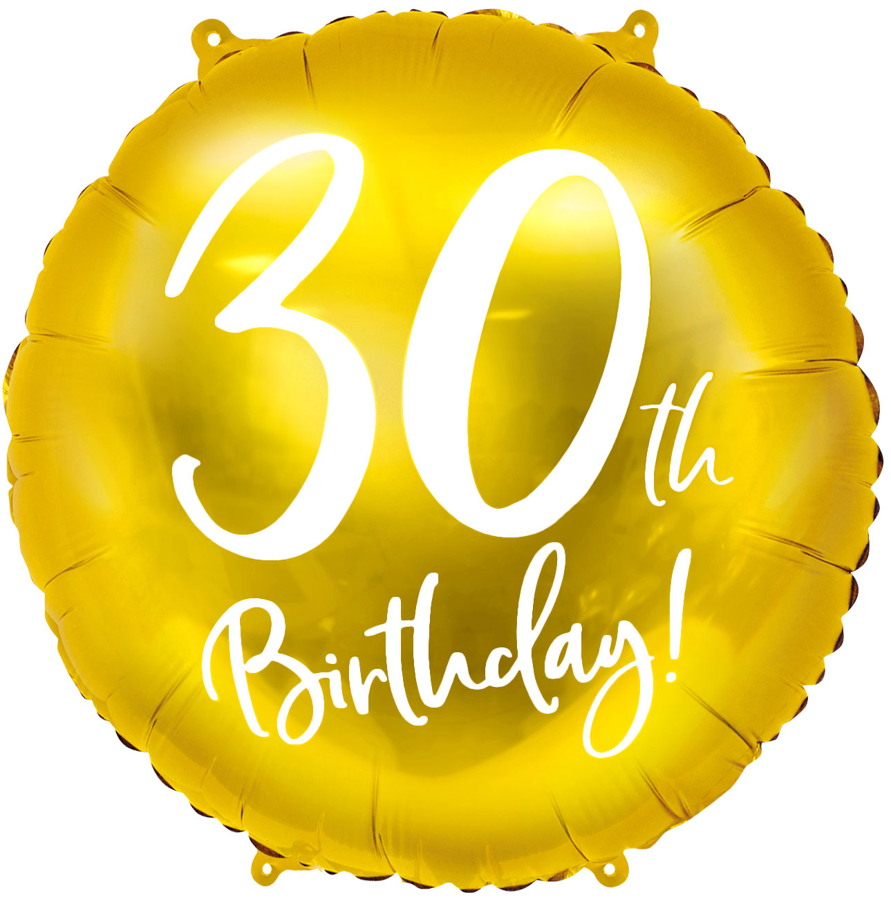 18" (45 cm) Folieballong 30-årsdagen Guld