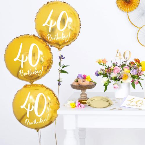 45cm Guld 40år