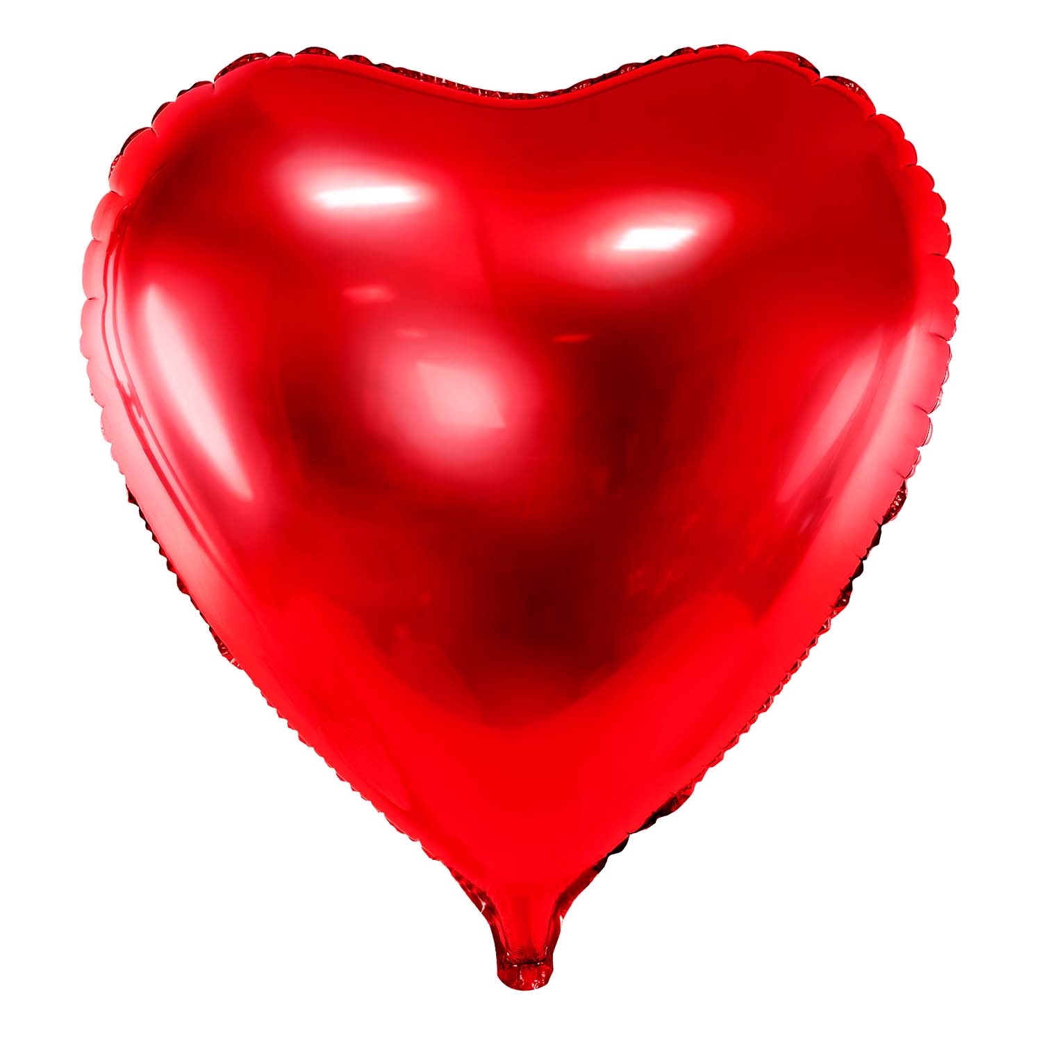 28" (72 cm) Hjärta Rött