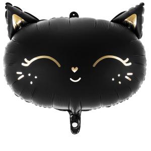 48cm Söt Svart Katt - M