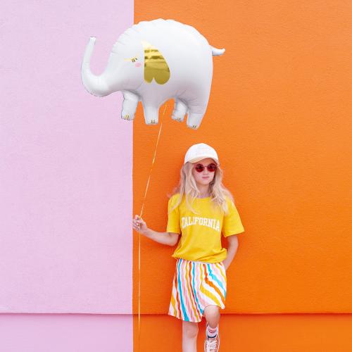 Foil Balloon Elephant, 83x58 cm, mix