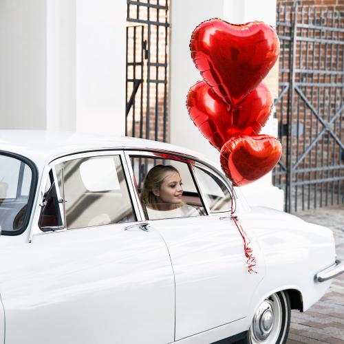 45cm Rött hjärta - S