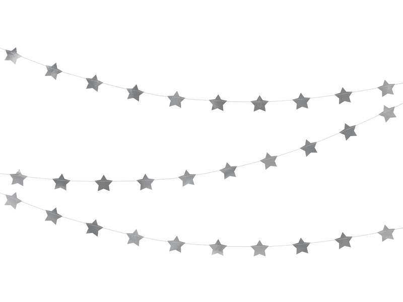 Banner Stjärnor Silver