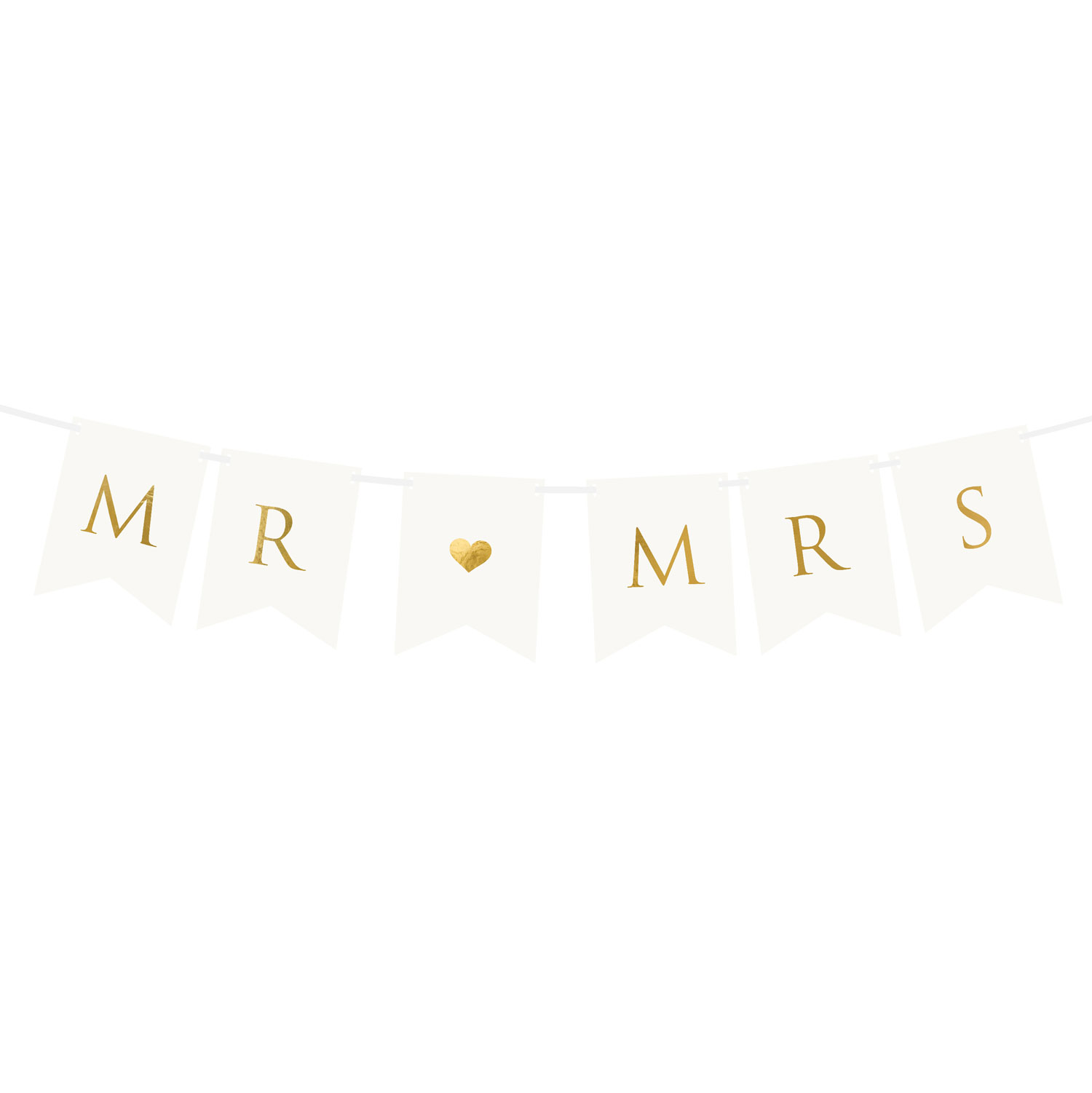 Banner Mr [hjärta] Mrs