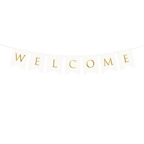 WELCOME banner
