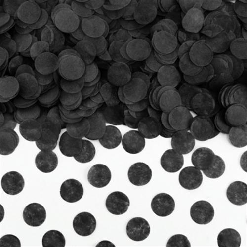 Konfetti silkespapper, svart