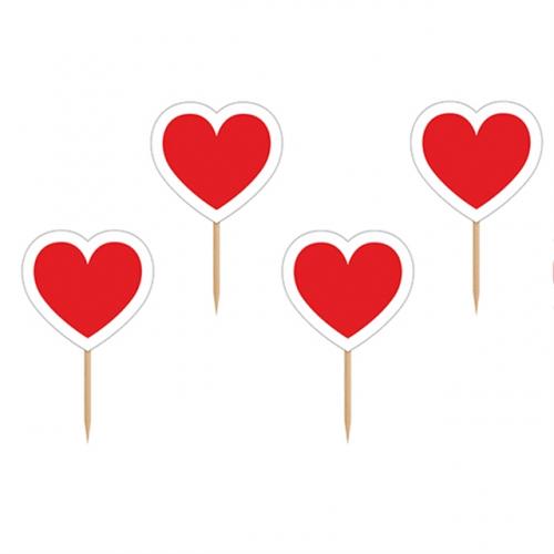 Hjärtdekor till Cupcakes