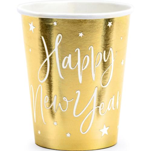 Muggar "Happy New Year", guld