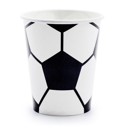 Pappersmugg Fotboll 6-pack
