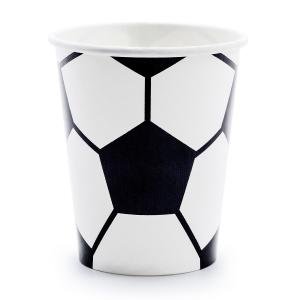 Pappersmugg Fotboll 6-pack