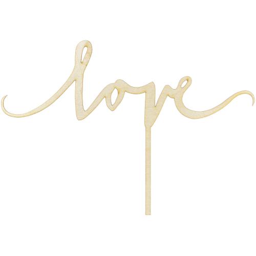 Wooden topper Love