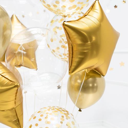 16" (41 cm) Genomskinlig ballong