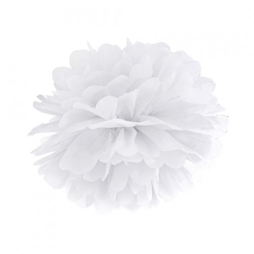 Pom Pom 35 cm vit