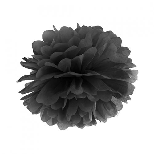 Pom Pom 25 cm svart