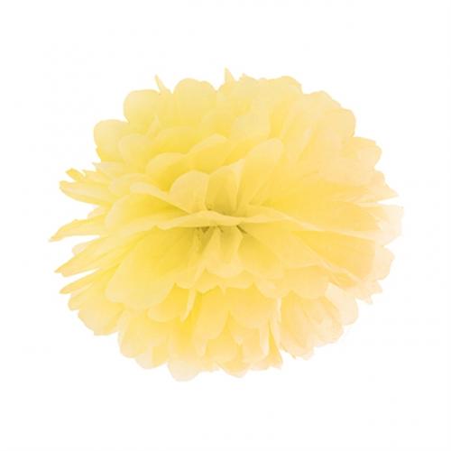 Pom Pom 25 cm gul