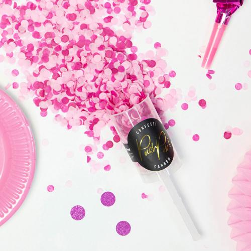 Partypopper, rosa