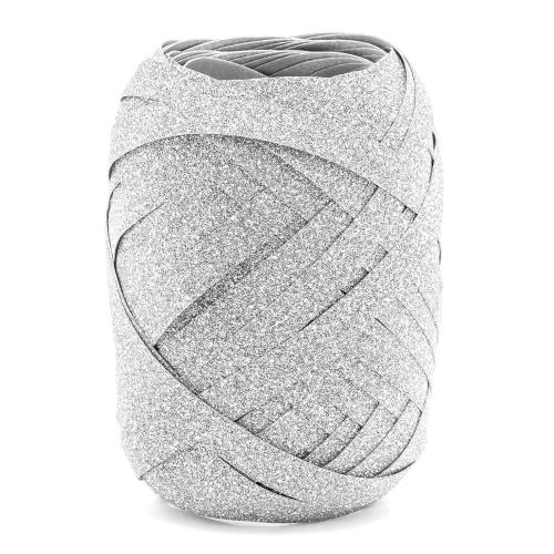 Presentsnöre Glitter Silver