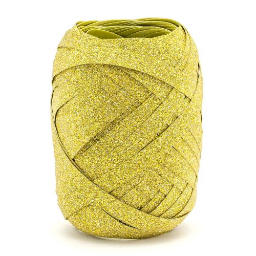 Presentsnöre Glitter Guld