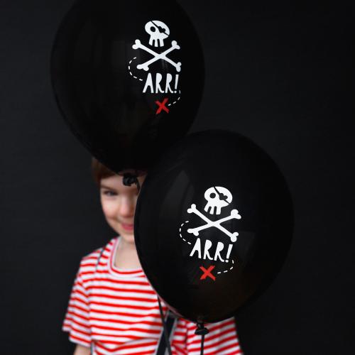 Piratballonger 6-pack