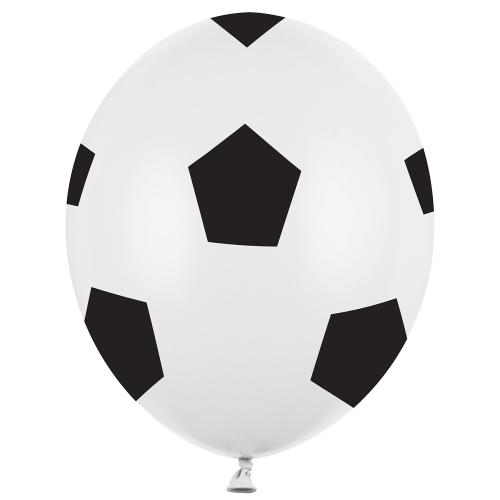 Balloons 30cm, Football  (1 pkt / 6 pc.)