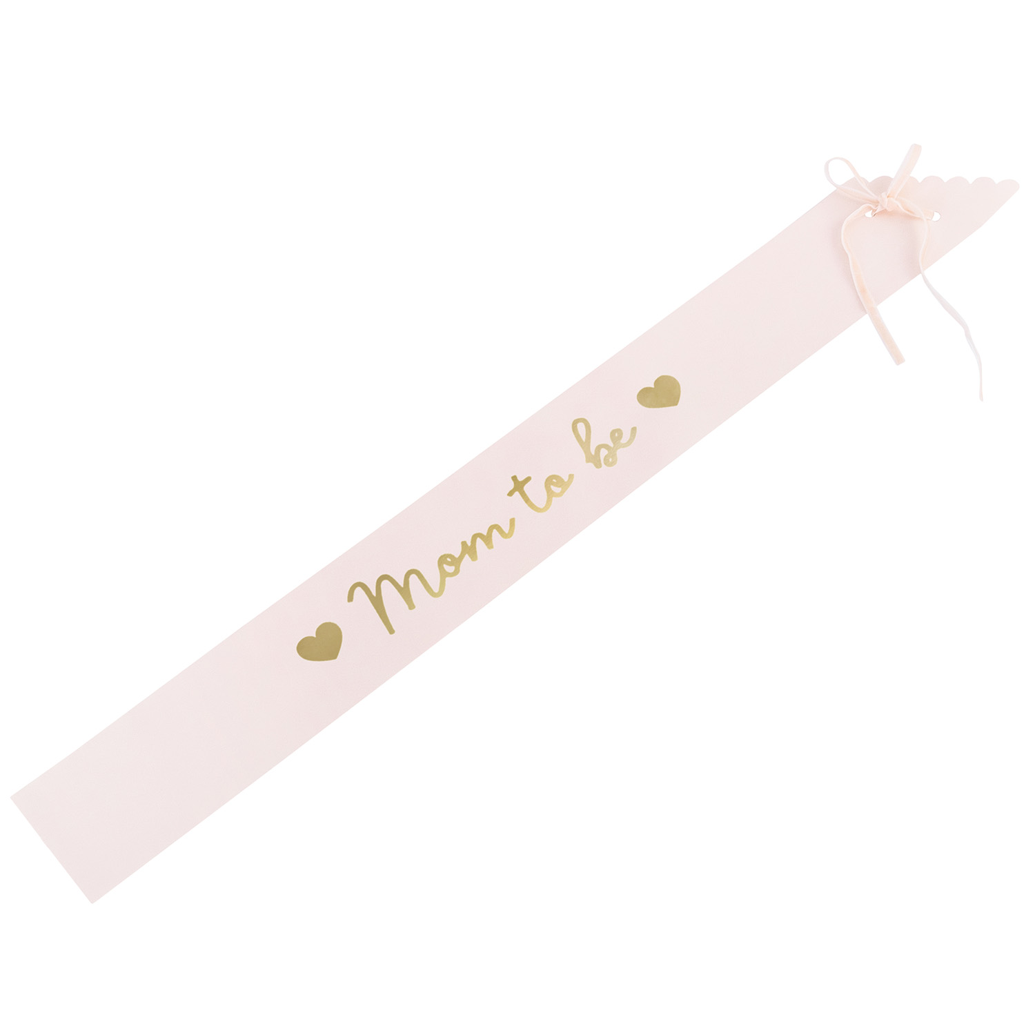 Ordensband Mom to be ljusrosa