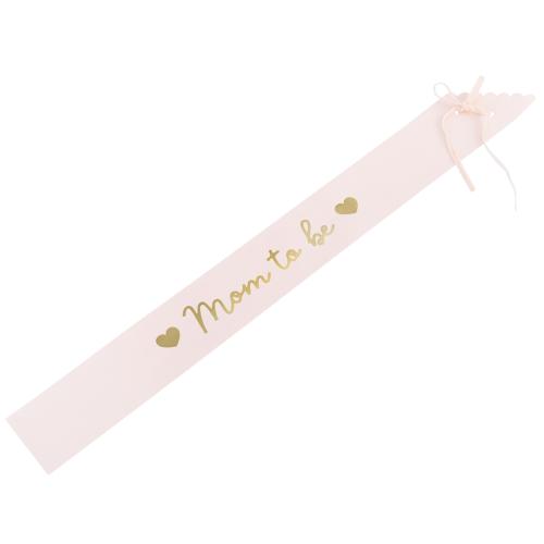 Ordensband Mom to be ljusrosa