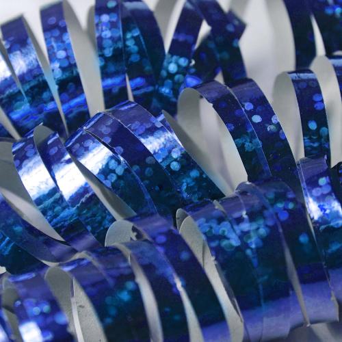 Holografisk serpentin, blå