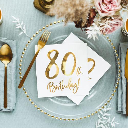 Servetter 80-årsdagen