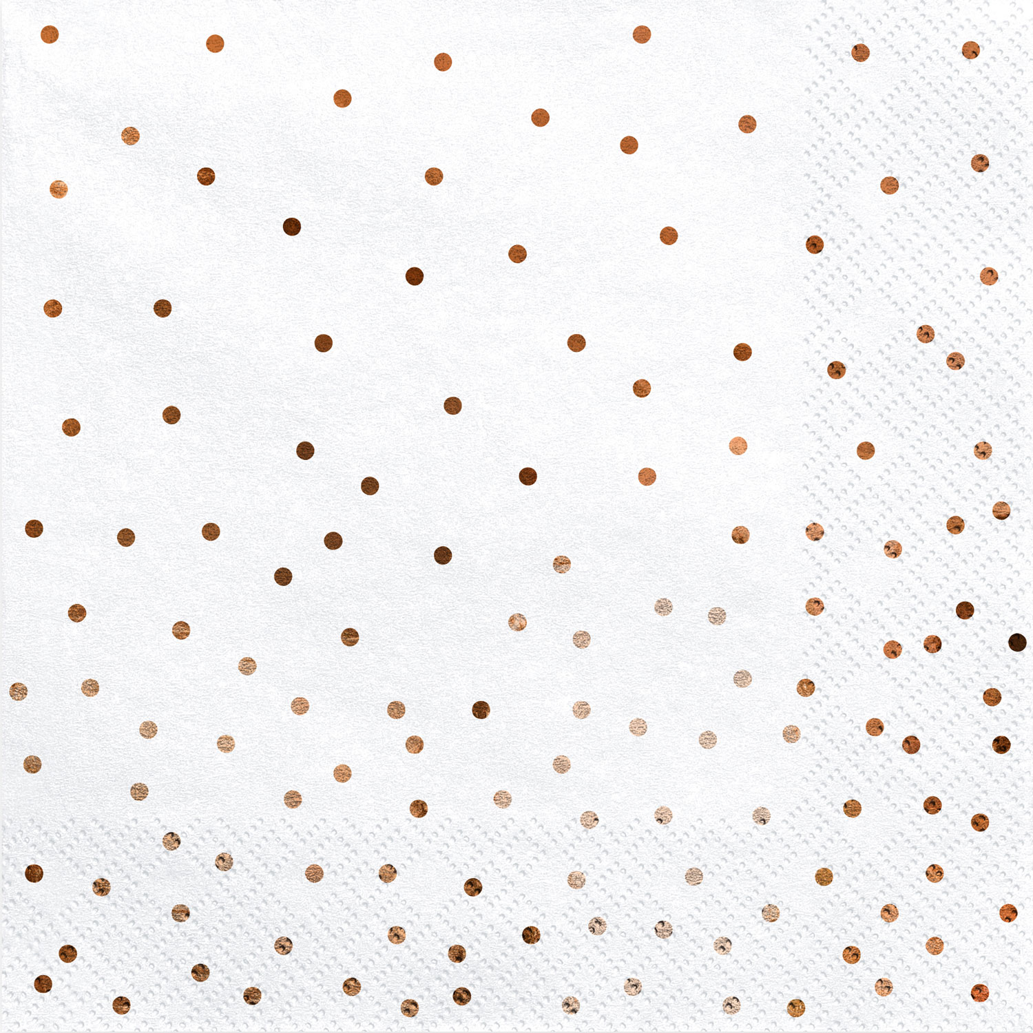 Servetter med guldprickar