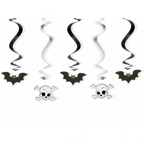 Swirls dödskallar och fladdermöss