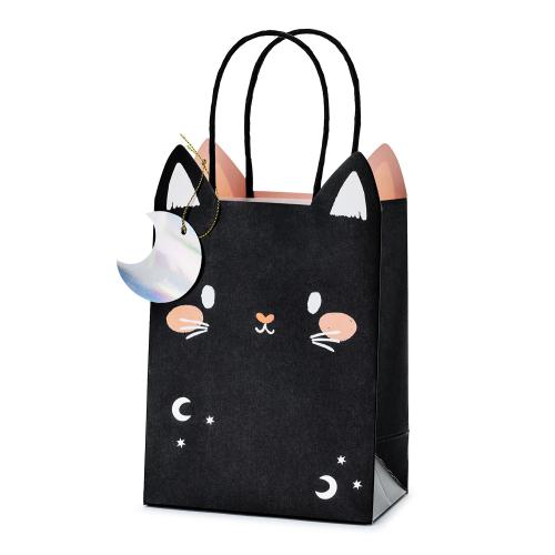 Presentpåse Katt Svart