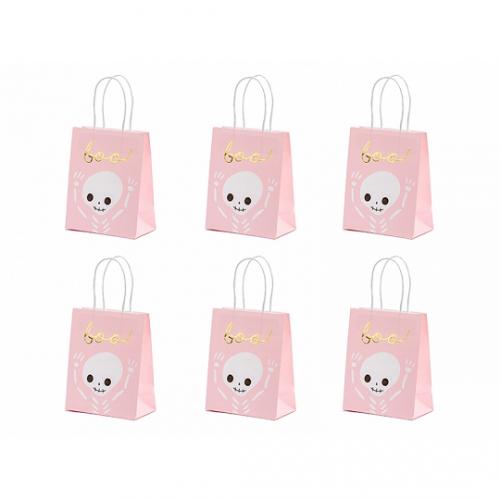 Boo skelett giftbag rosa