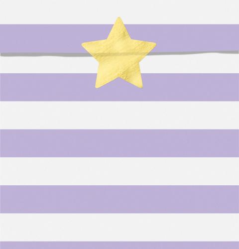 Treat bags Yummy, light lilac 13x14cm (1 pkt / 6 pc.)