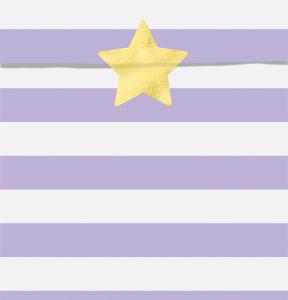 Treat bags Yummy, light lilac 13x14cm (1 pkt / 6 pc.)