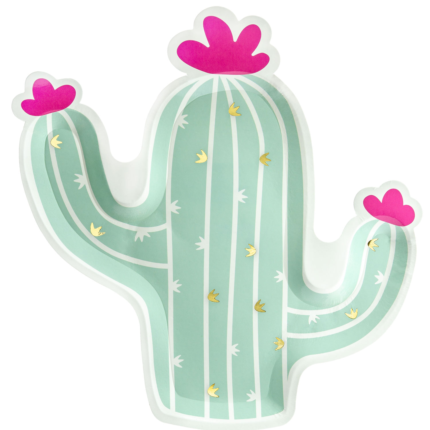 Pappertallrik Kaktus