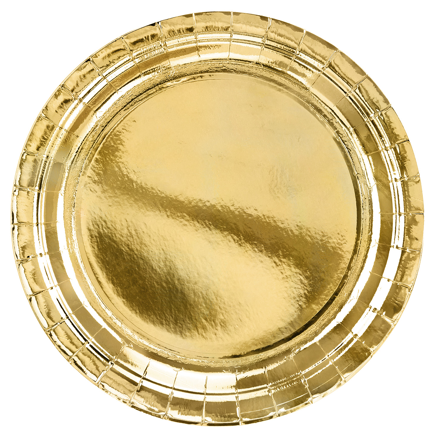 Papperstallrikar Guld 23 cm