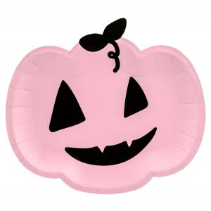 Boo Papperstallrik rosa pumpa