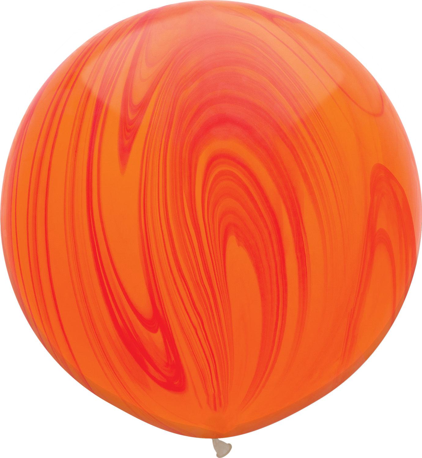 30" (76 cm) Regnbågsröd-orange