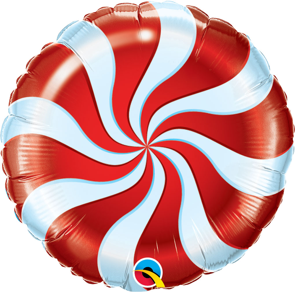 18" (46 cm) Röd Godisballong