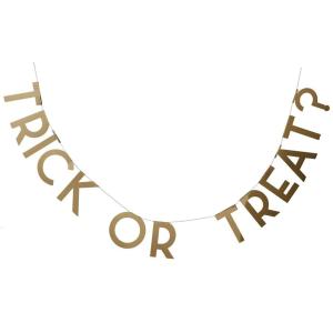 Trick Or Treat Girlang Guld